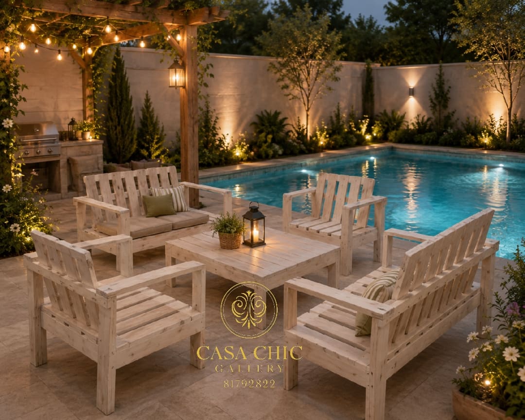 طقم ملاذ الغابة الخارجي — أثاث خارجي فاخر لبنان | Casa Chic Gallery