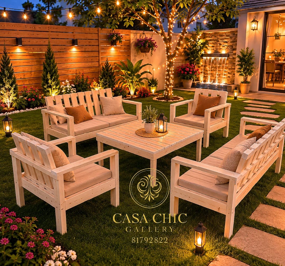 طقم شرفة الغروب — أثاث خارجي فاخر لبنان | Casa Chic Gallery