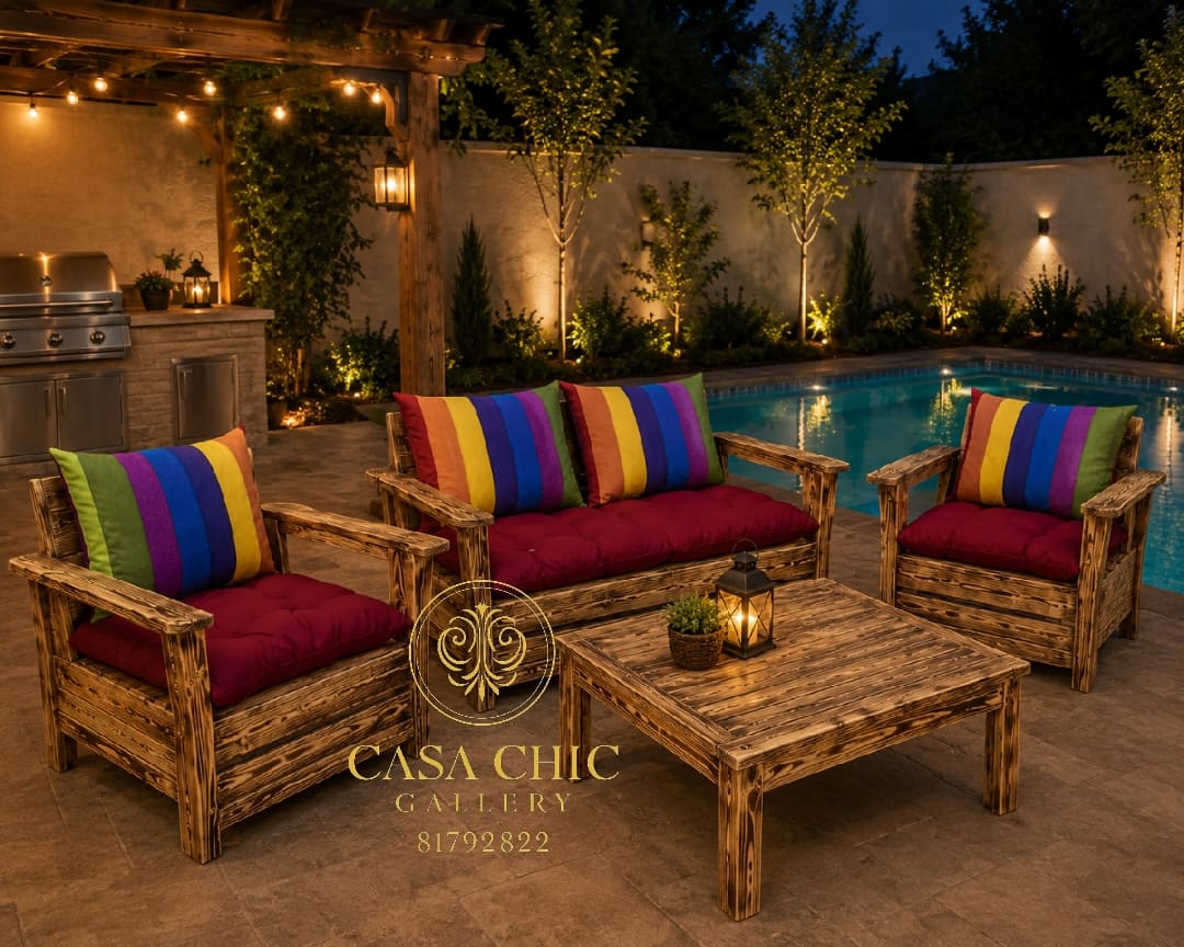 الطقم الاستوائي الخارجي الفاخر — أثاث خارجي فاخر لبنان | Casa Chic Gallery
