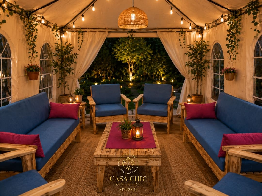 خيمة المجلس الخارجي الملكي — خيمة فاخرة لبنان | Casa Chic Gallery