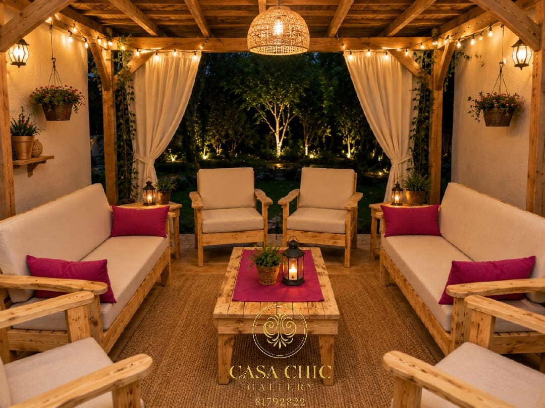 لاونج بيسترو الحديقة — أثاث خارجي فاخر لبنان | Casa Chic Gallery