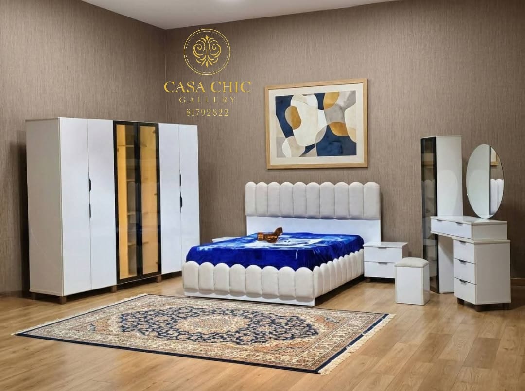 غرفة نوم القمر الفضي — غرفة نوم فاخرة لبنان | Casa Chic Gallery