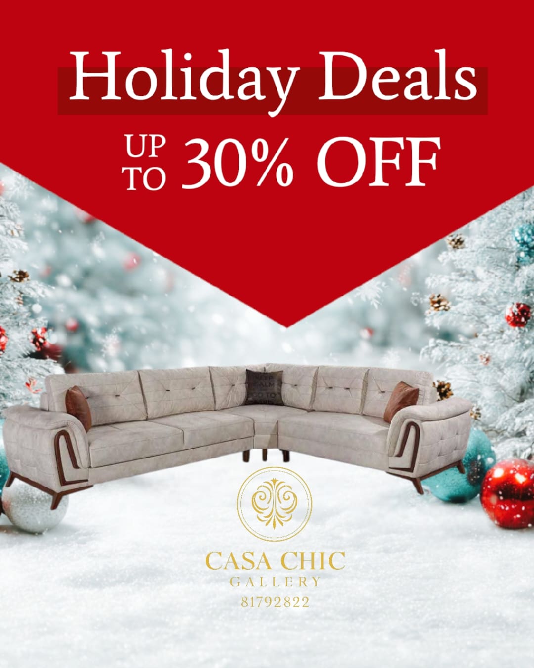 زاوية عيد خاصة A — كورنر فاخر لبنان | Casa Chic Gallery