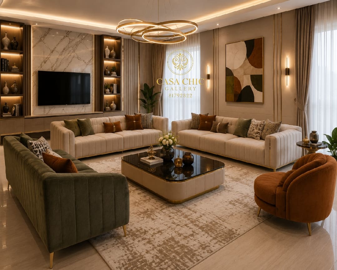 صالون حلم البحر المتوسط — صالون فاخر لبنان | Casa Chic Gallery