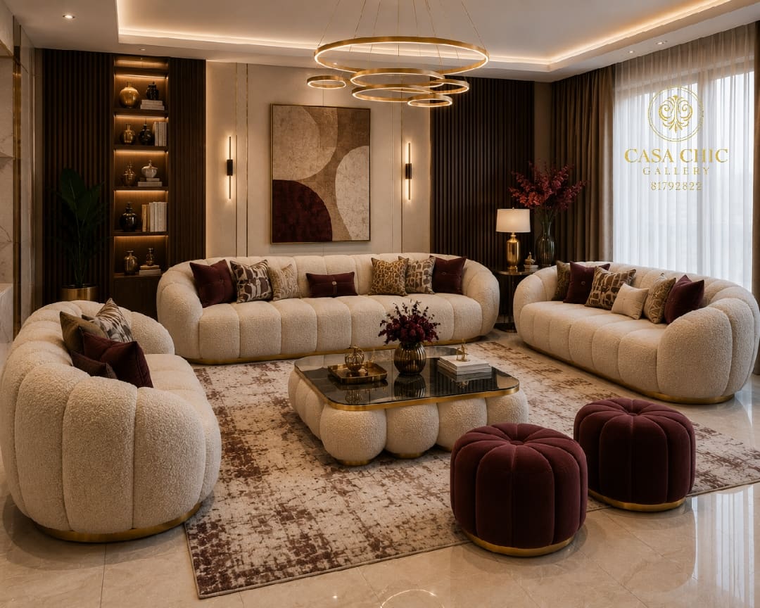 صالون البريستيج المخملي — صالون فاخر لبنان | Casa Chic Gallery