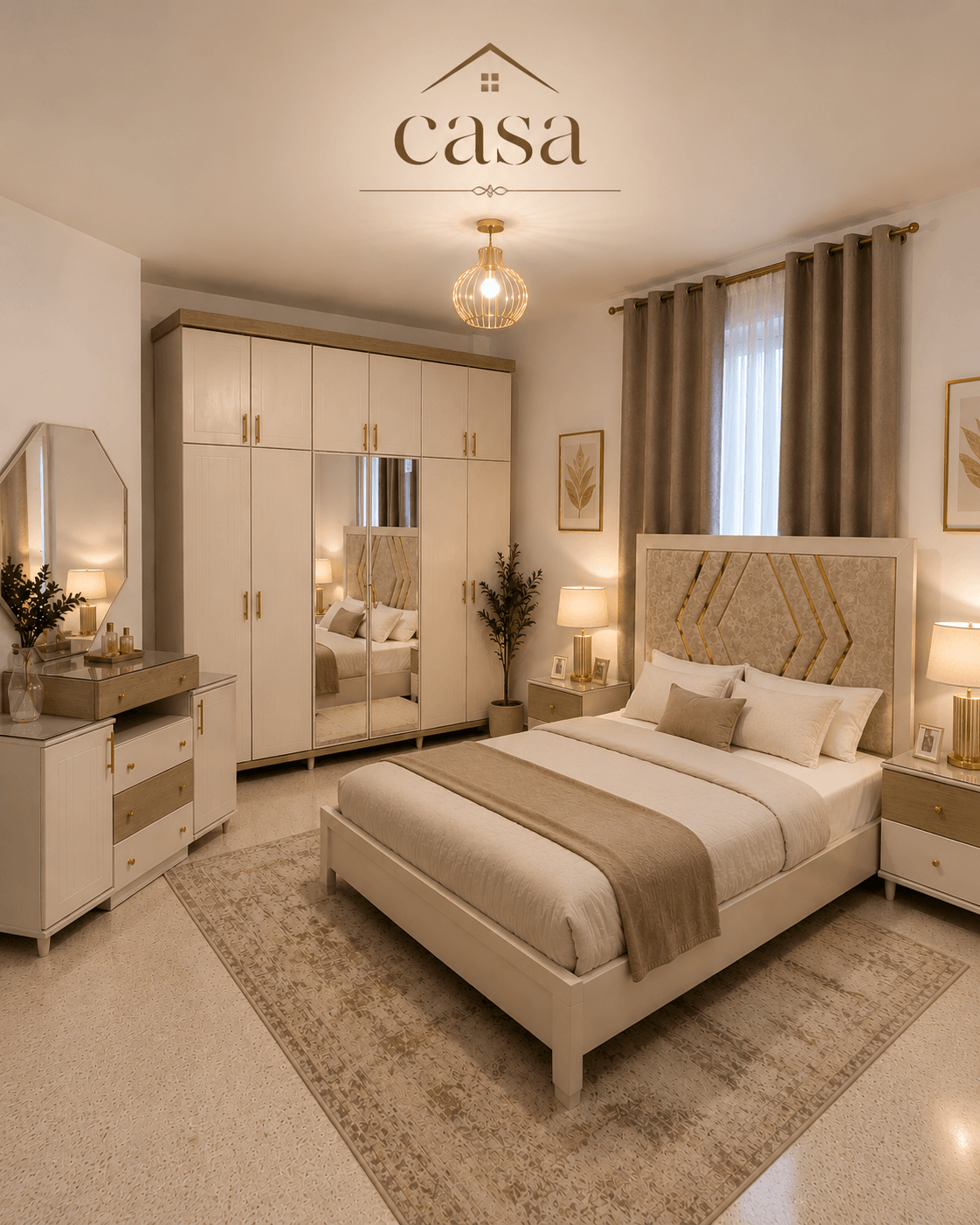 غرفة نوم مودرن — غرفة نوم فاخرة لبنان | Casa Chic Gallery